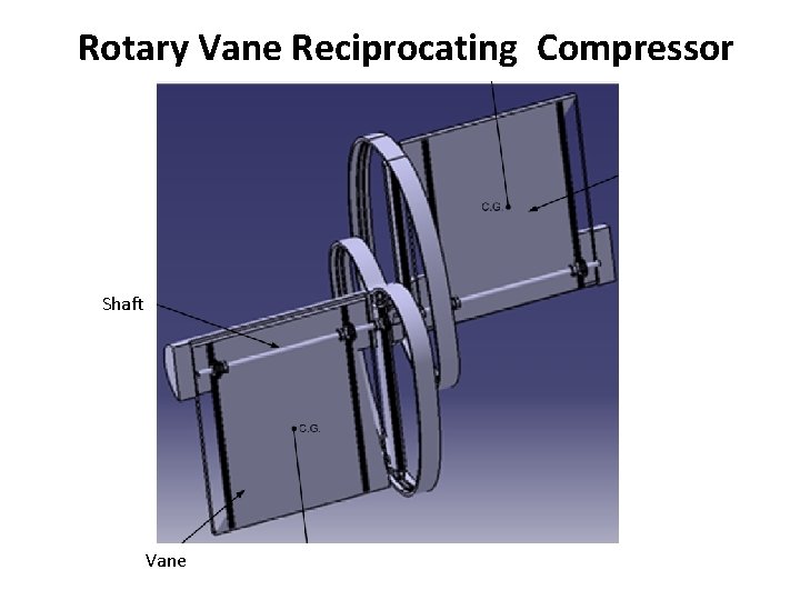 Rotary Vane Reciprocating Compressor Shaft Vane 