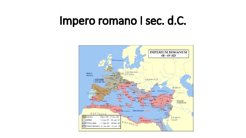 Impero romano I sec. d. C. 