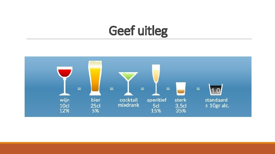 Geef uitleg Geef uitleg