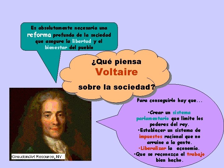 Es absolutamente necesaria una reforma profunda de la sociedad que asegure la libertad y Es absolutamente necesaria una reforma profunda de la sociedad que asegure la libertad y