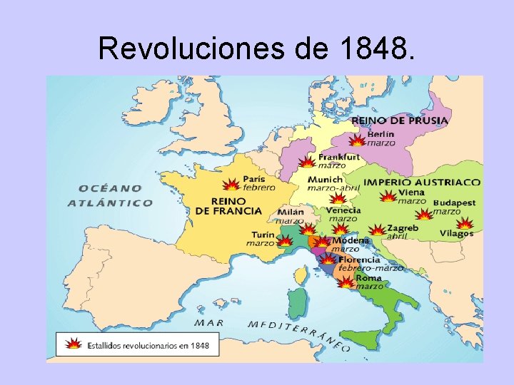 Revoluciones de 1848. Revoluciones de 1848.
