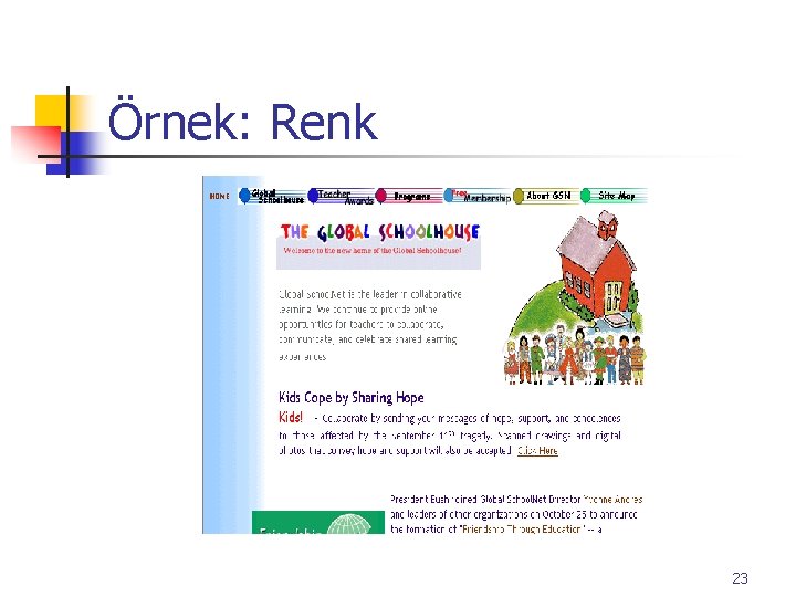 Örnek: Renk 23 