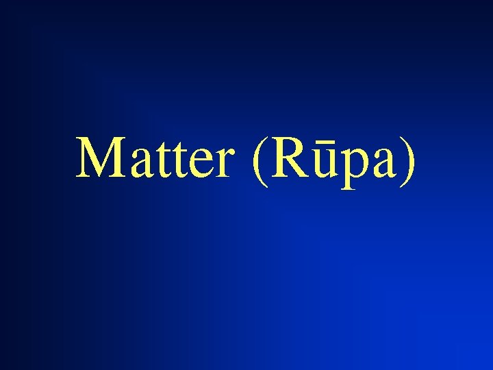 Matter (Råpa) 