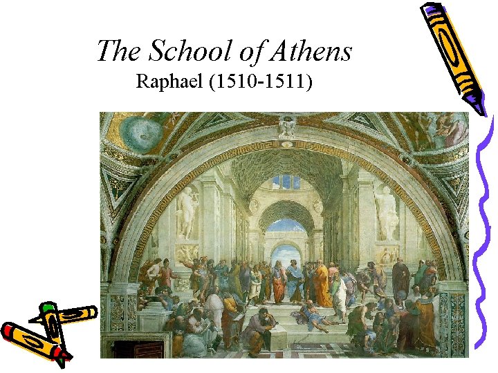 The School of Athens Raphael (1510 -1511) 