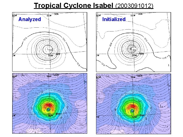 Tropical Cyclone Isabel (2003091012) Analyzed Initialized 