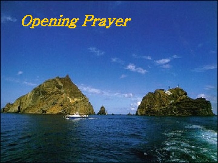 Opening Prayer 