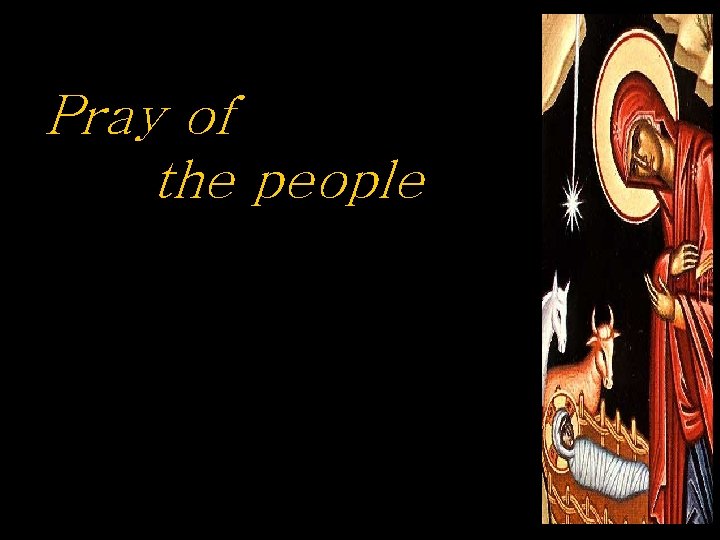 Pray of the people 