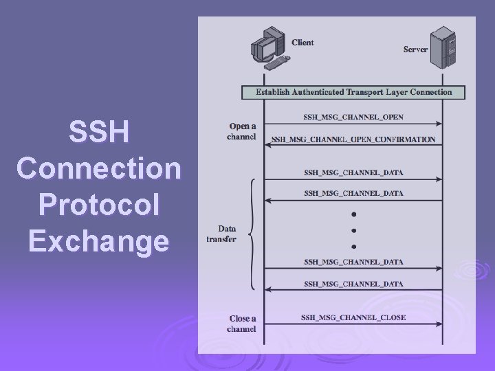 SSH Connection Protocol Exchange SSH Connection Protocol Exchange