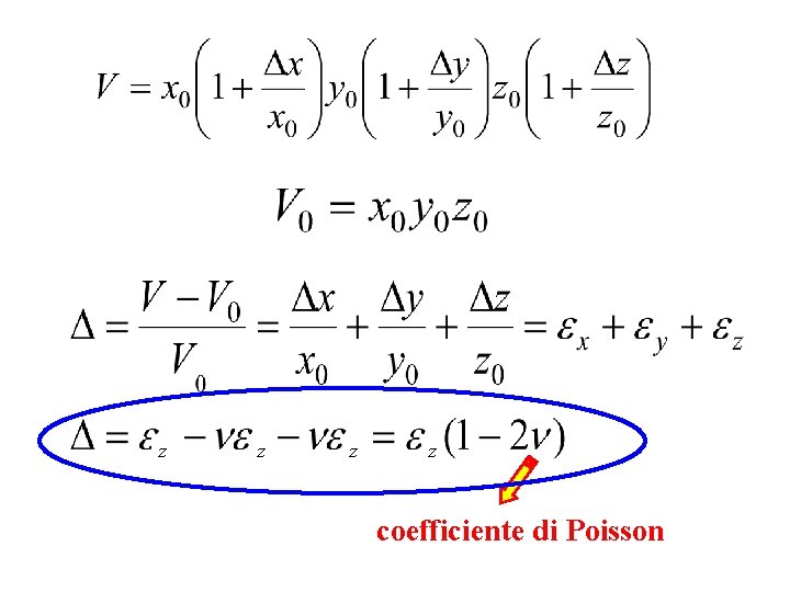 z z coefficiente di Poisson z z coefficiente di Poisson