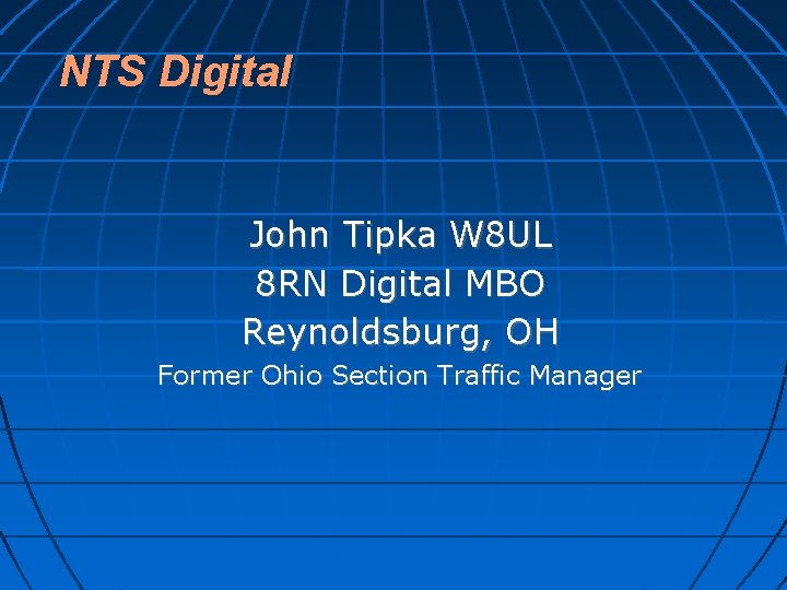 NTS Digital John Tipka W 8 UL 8 RN Digital MBO Reynoldsburg, OH Former