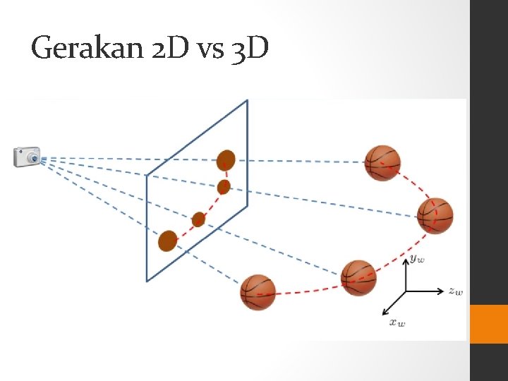 Gerakan 2 D vs 3 D 