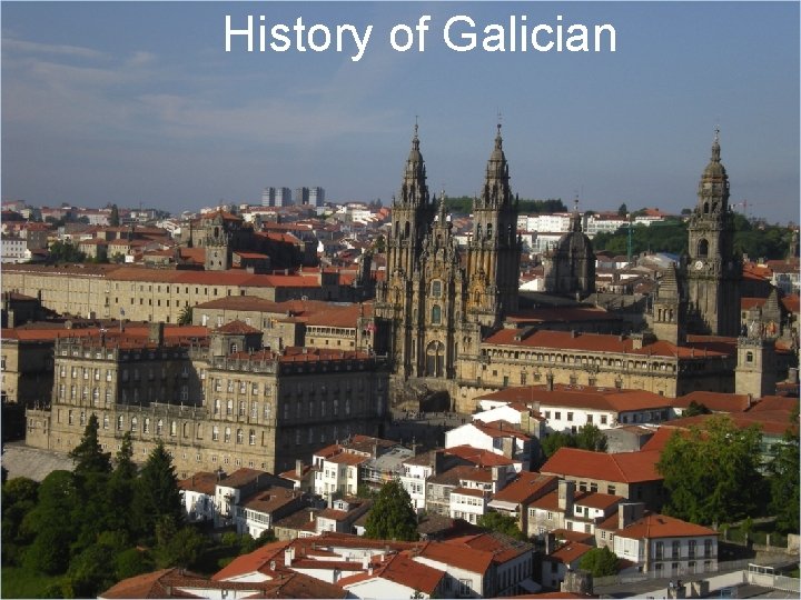 History of Galician 