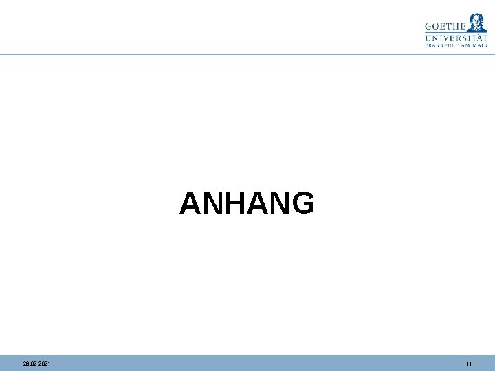 ANHANG 28. 02. 2021 11 