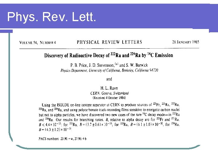 Phys. Rev. Lett. 