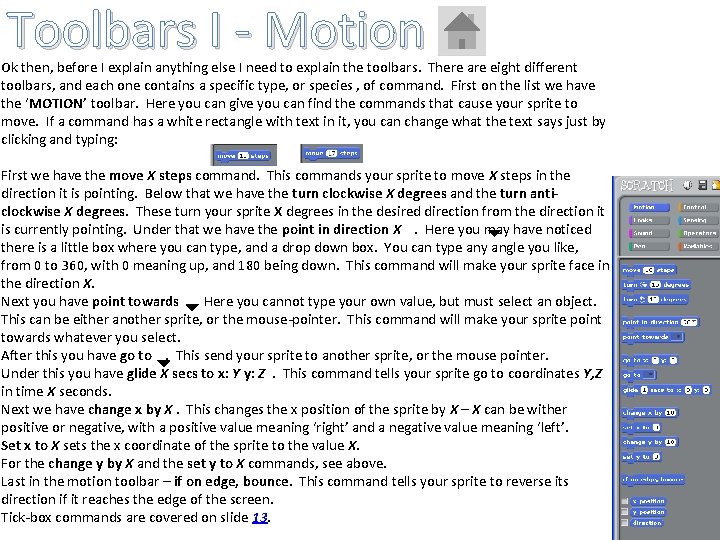 Toolbars I - Motion Ok then, before I explain anything else I need to