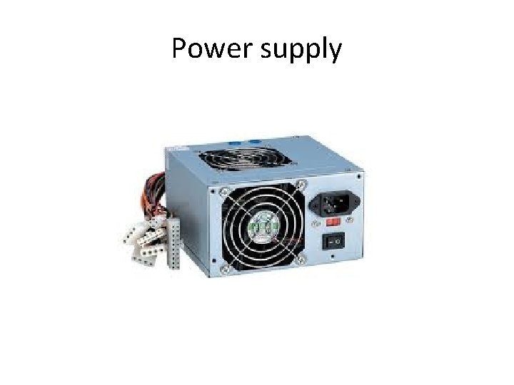 Power supply 