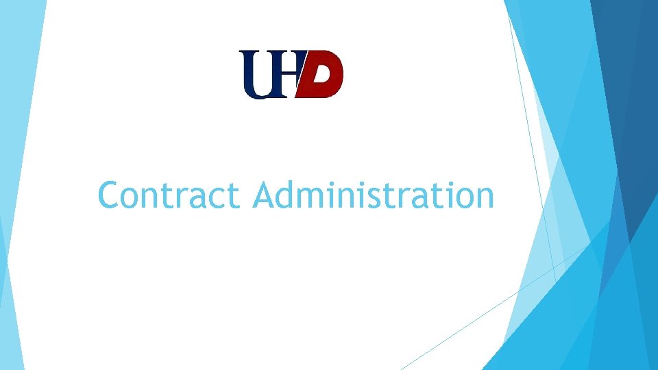 Contract Administration 