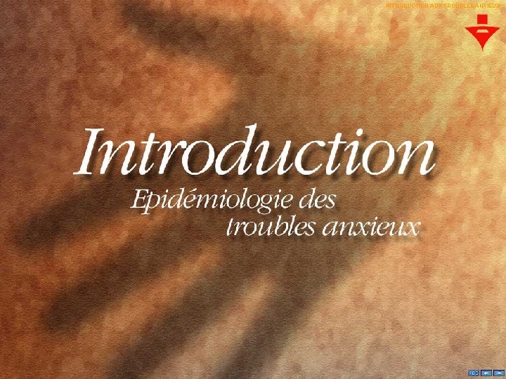 INTRODUCTION AUX TROUBLES ANXIEUX 