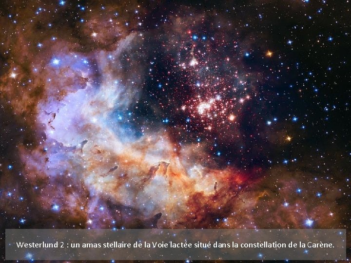 Westerlund 2 : un amas stellaire de la Voie lactée situé dans la constellation