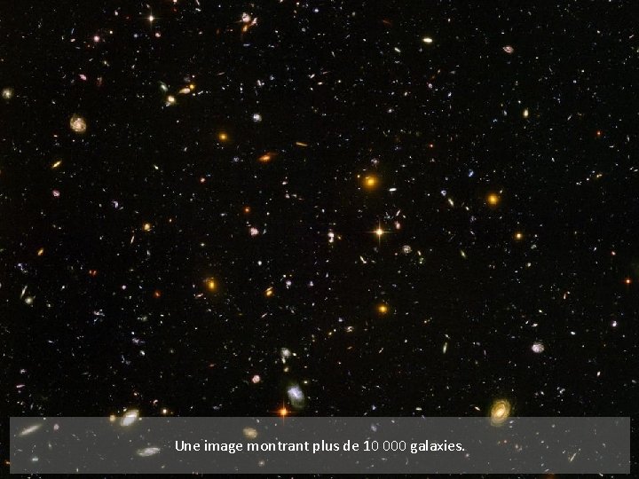 Une image montrant plus de 10 000 galaxies. 