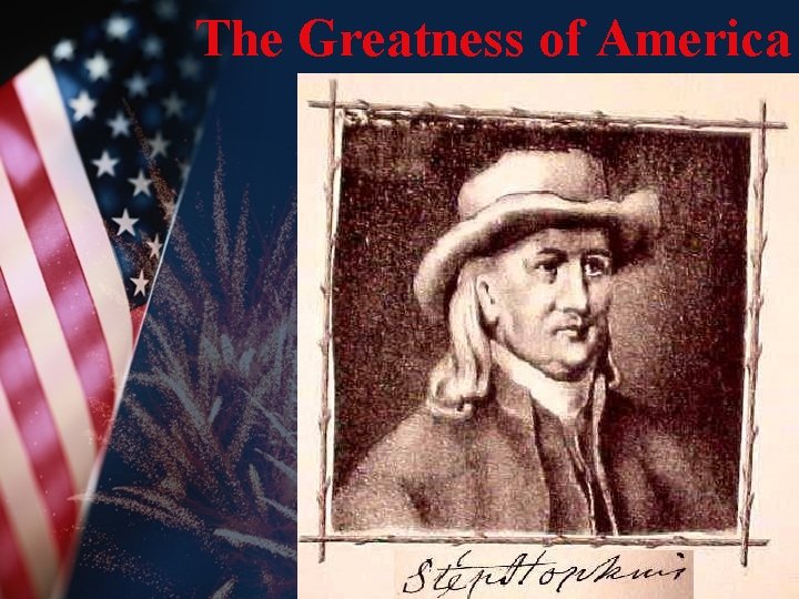 The Greatness of America 