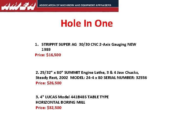 Hole In One 1. STRIPPIT SUPER AG 30/30 CNC 2 -Axis Gauging NEW 1989