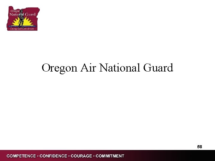 Oregon Air National Guard 58 
