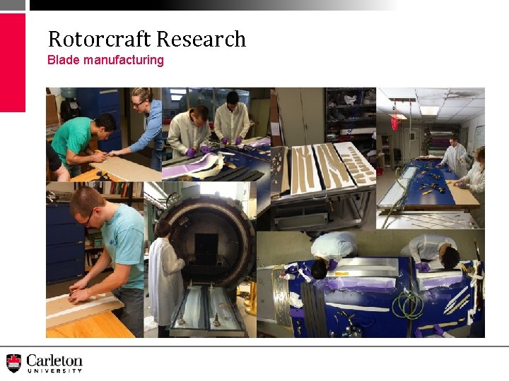 Rotorcraft Research Blade manufacturing 