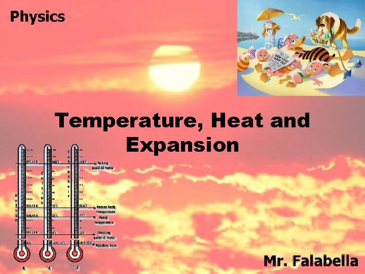 Temperature, Heat and Expansion Temperature, Heat and Expansion