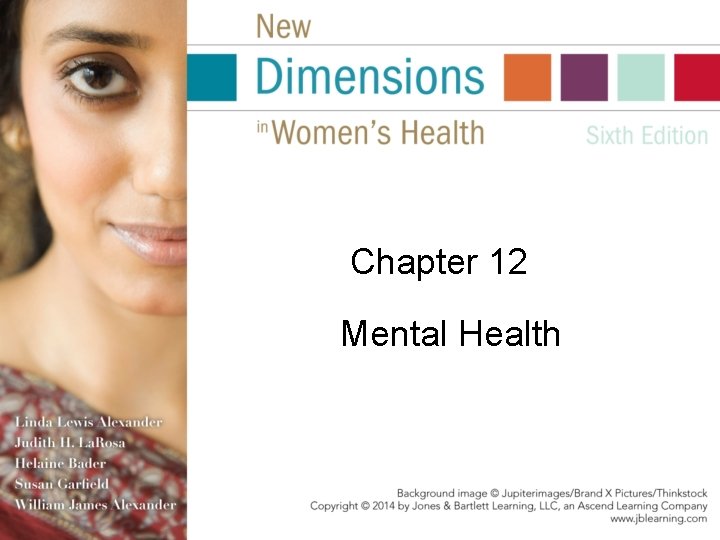 Chapter 12 Mental Health 