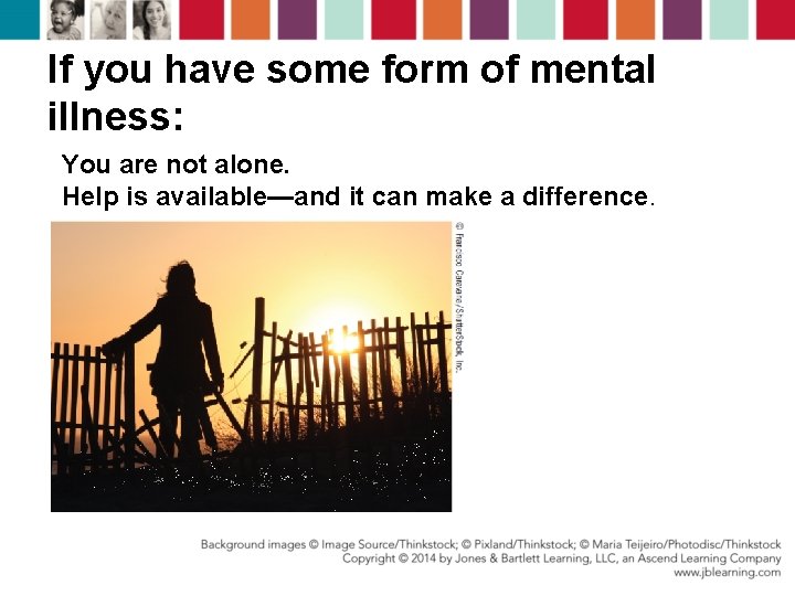 If you have some form of mental illness: You are not alone. Help is