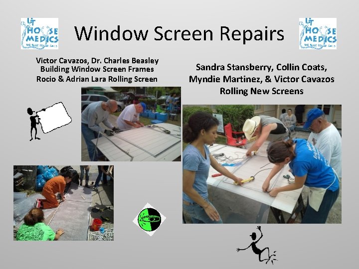 Window Screen Repairs Victor Cavazos, Dr. Charles Beasley Building Window Screen Frames Rocio &