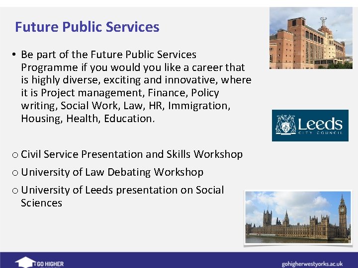 Future Public Services • Be part of the Future Public Services Programme if you