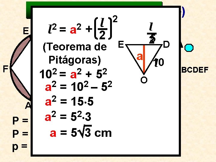 Solución del ejercicio e) 2 l 2 2 l l =D a + 2