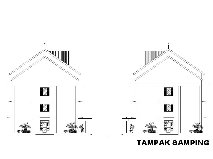 TIPOLOGI RUMAH SUSUN SEWA MAHASISWA (12) TAMPAK SAMPING 