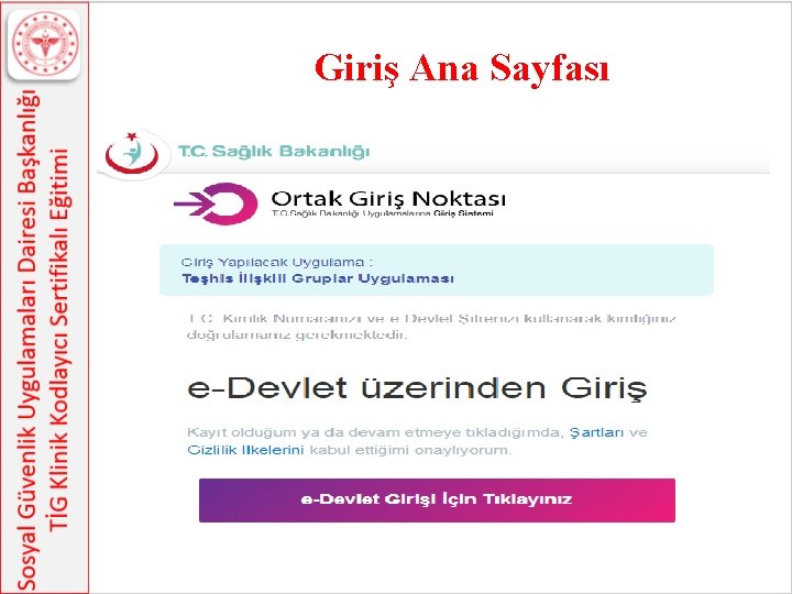 Giriş Ana Sayfası 