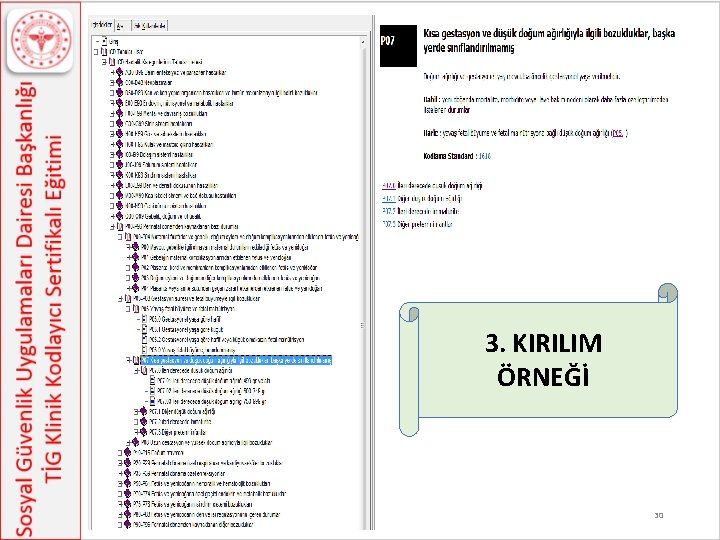 3. KIRILIM ÖRNEĞİ 30 