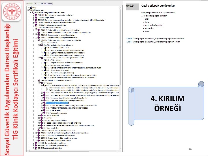 4. KIRILIM ÖRNEĞİ 31 4. KIRILIM ÖRNEĞİ 31