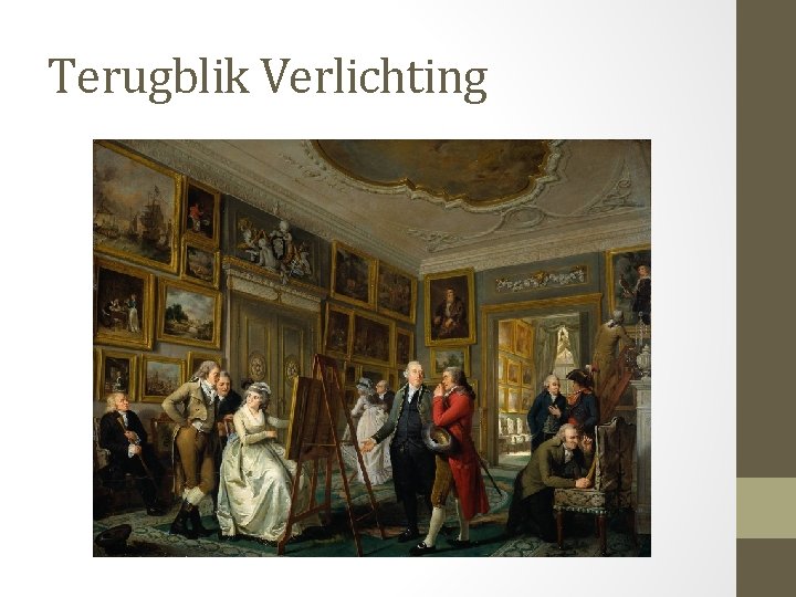 Terugblik Verlichting 