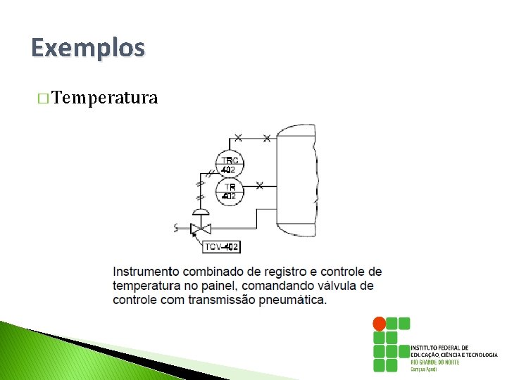 Exemplos � Temperatura Exemplos � Temperatura