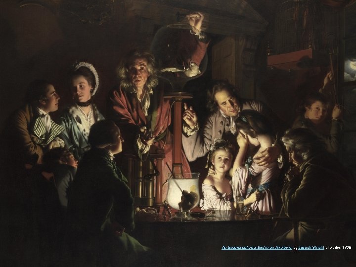 An Experiment on a Bird in an Air Pump by Joseph Wright of Derby,