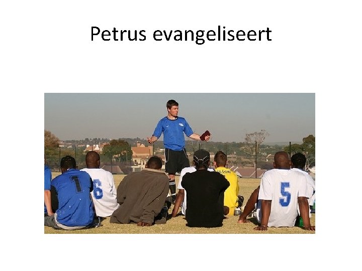 Petrus evangeliseert 