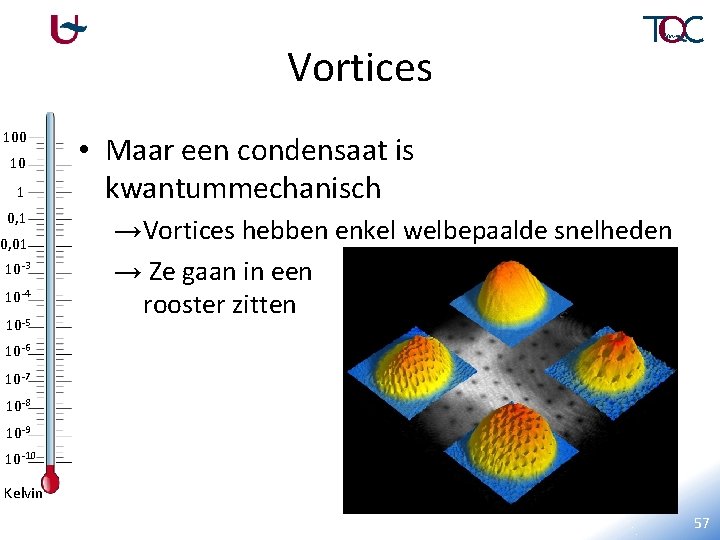 Vortices 100 10 1 0, 01 10 -3 10 -4 10 -5 • Maar