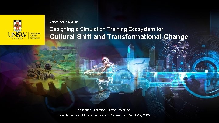 UNSW Art & Designing a Simulation Training Ecosystem for Cultural Shift and Transformational Change UNSW Art & Designing a Simulation Training Ecosystem for Cultural Shift and Transformational Change