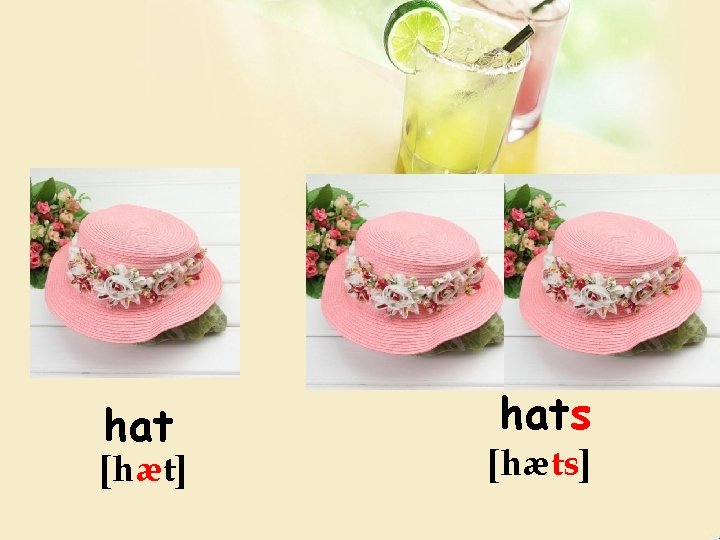 hat [hæt] hats [hæts] 