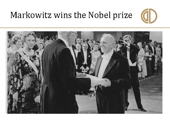 Markowitz wins the Nobel prize 