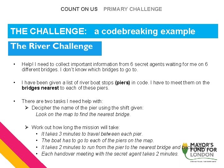 COUNT ON US PRIMARY CHALLENGE THE a codebreaking The. CHALLENGE: Challenge: What is in COUNT ON US PRIMARY CHALLENGE THE a codebreaking The. CHALLENGE: Challenge: What is in