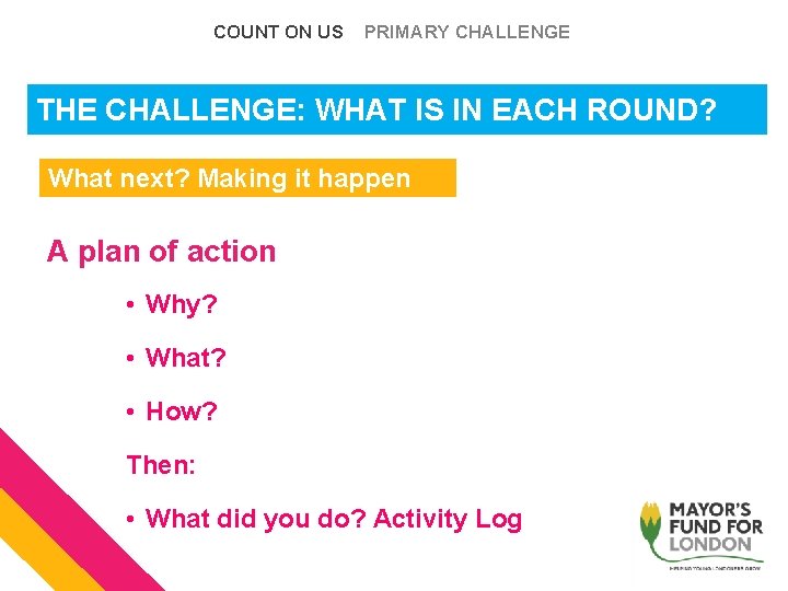 COUNT ON US PRIMARY CHALLENGE THE WHATis ISin INeach EACHround? ROUND? The. CHALLENGE: Challenge: COUNT ON US PRIMARY CHALLENGE THE WHATis ISin INeach EACHround? ROUND? The. CHALLENGE: Challenge: