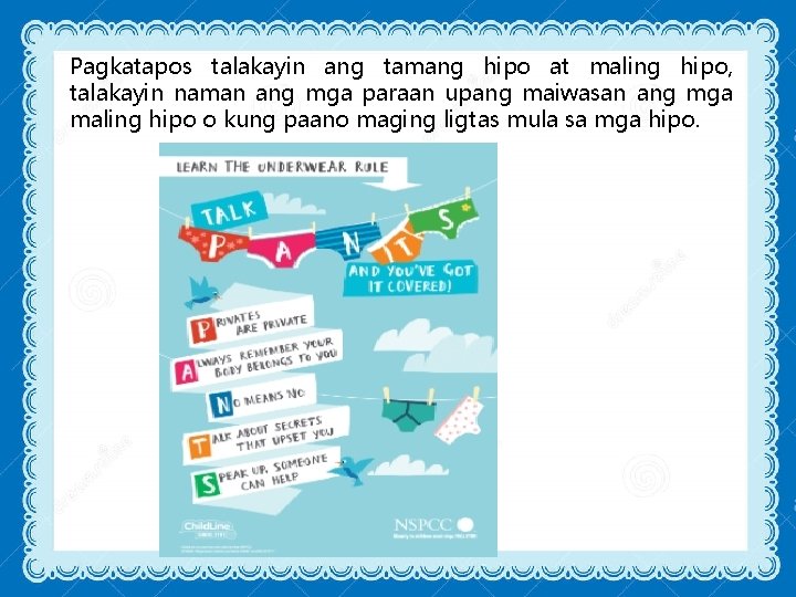 Pagkatapos talakayin ang tamang hipo at maling hipo, talakayin naman ang mga paraan upang