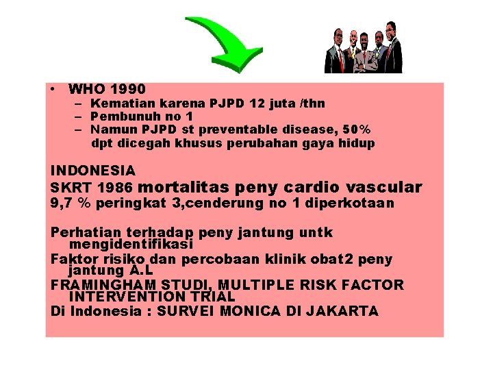  • WHO 1990 – Kematian karena PJPD 12 juta /thn – Pembunuh no